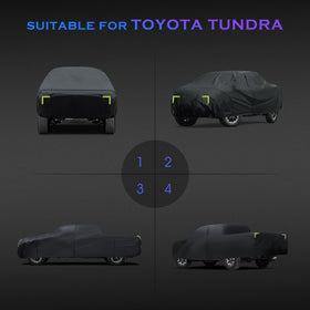 Qualencey cover shedding heavy rain to demonstrate waterproof performance