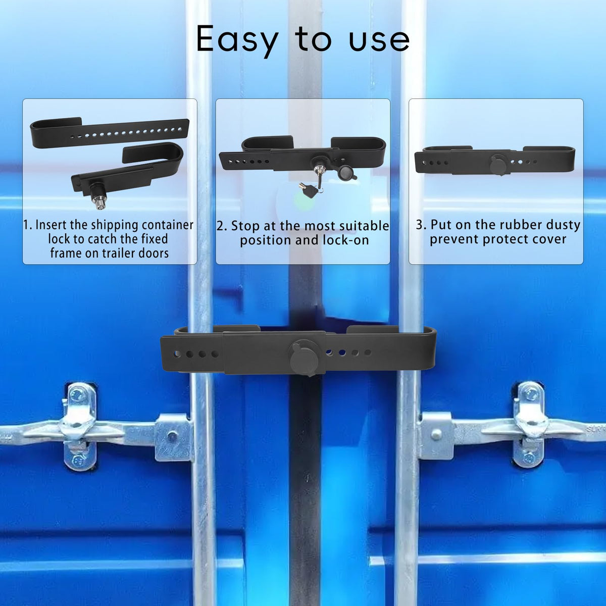 Quality Life lock beside ruler to show size and confirm fitment
