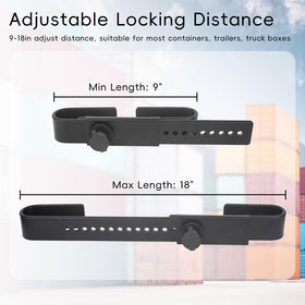 Quality Life adjustable sliding bar side profile for custom door fit