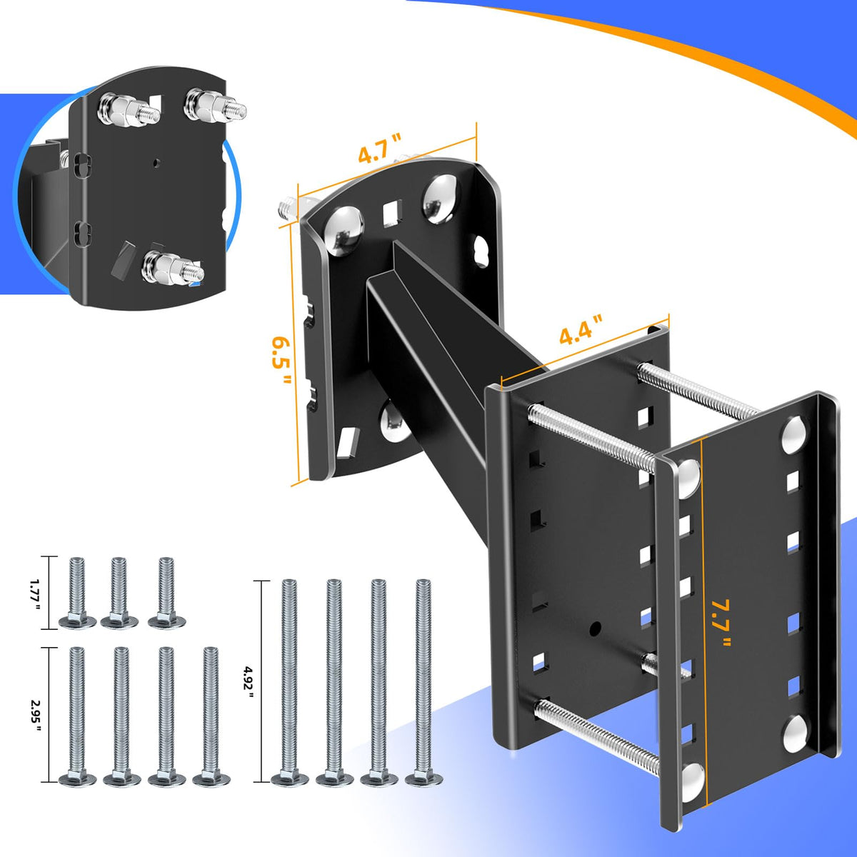 Qualward sandblasted weather-resistant finish resisting rust and corrosion