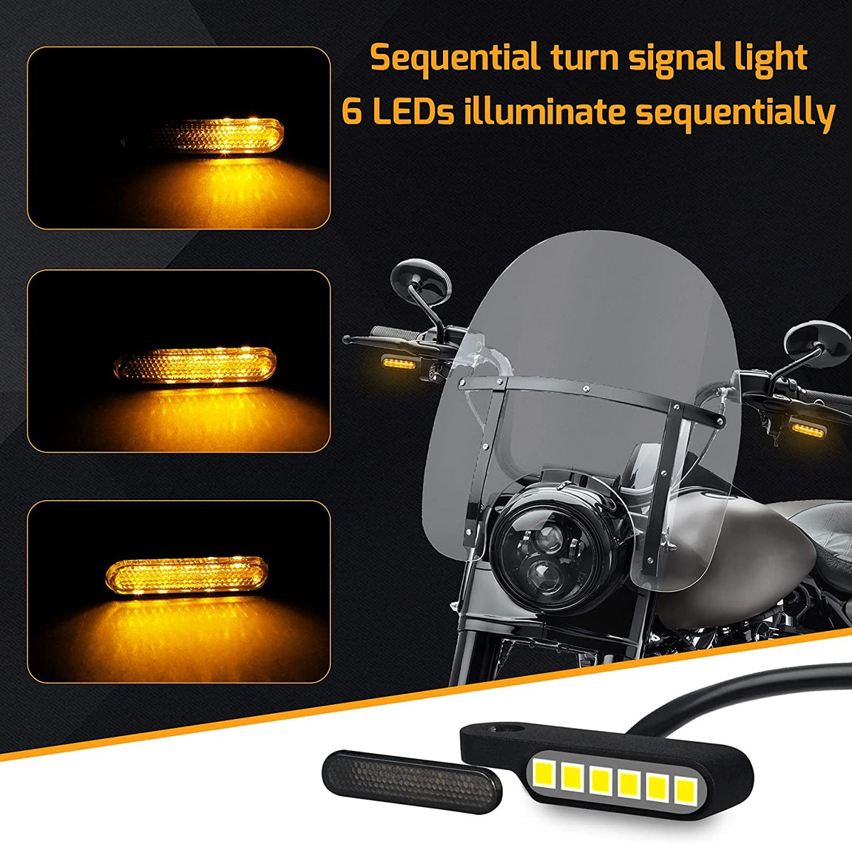 QUASCO close-up of LED lens and housing highlighting bright SMD chips and durability