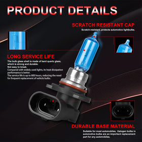 QUAYUB bulbs held in hand for size comparison, demonstrates compact fit and easy handling