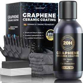 Qucship front packaging 70ml kit showing bottle and label, clear product benefit