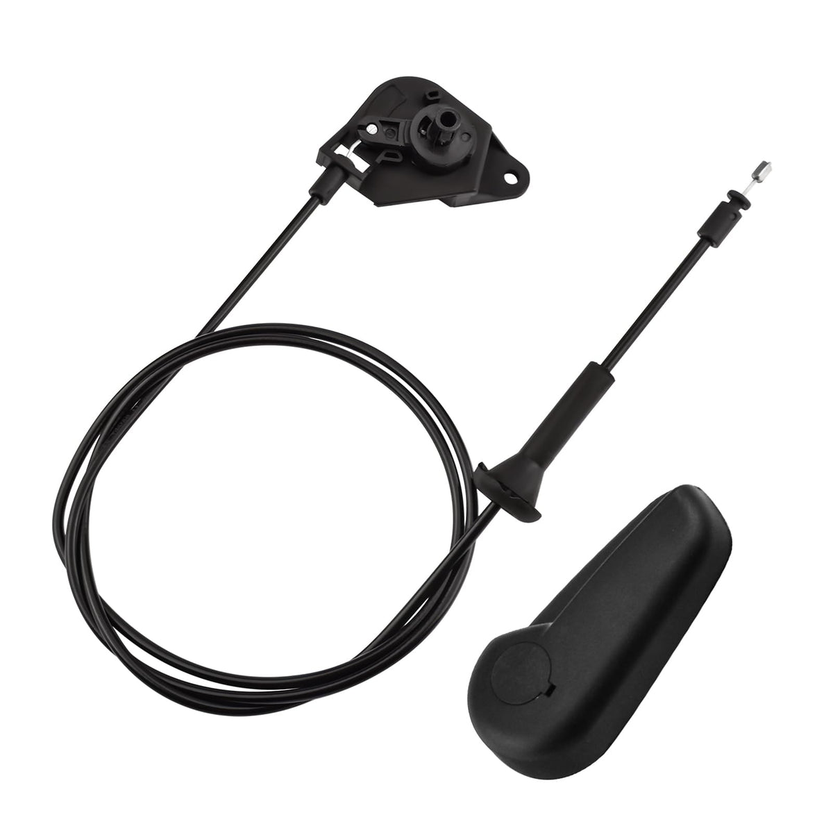 Quealzara hood release handle front view showing durable fit and easy pull