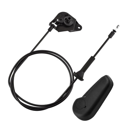 Quealzara hood release handle front view showing durable fit and easy pull