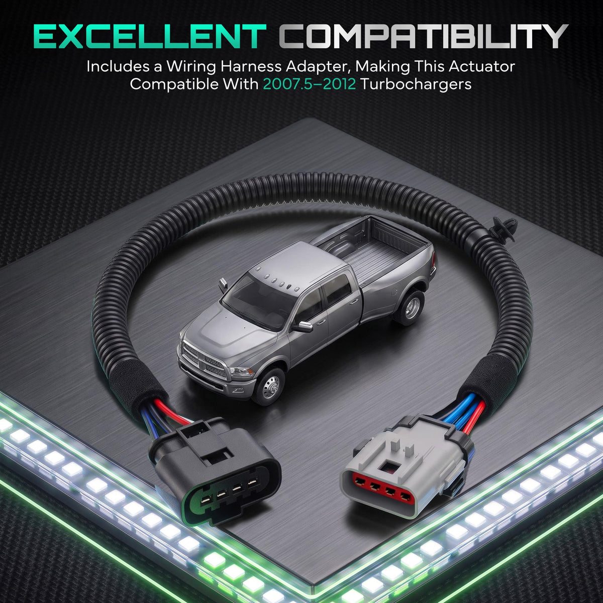 Queencar calibration box and wiring harness showing easy programming benefit