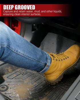 QUEYNOD rear mats fitted across backseat floor providing full-row protection
