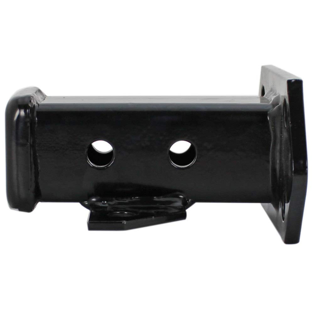 Quick Products 5/8 inch hitch pin hole close-up showing secure attachment benefits