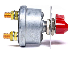 QuickCar Racing Products close-up of red rotary handle, tactile grip for fast operation