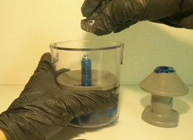 QUICKLO with a bearing mounted demonstrating fast, clean repacking benefit