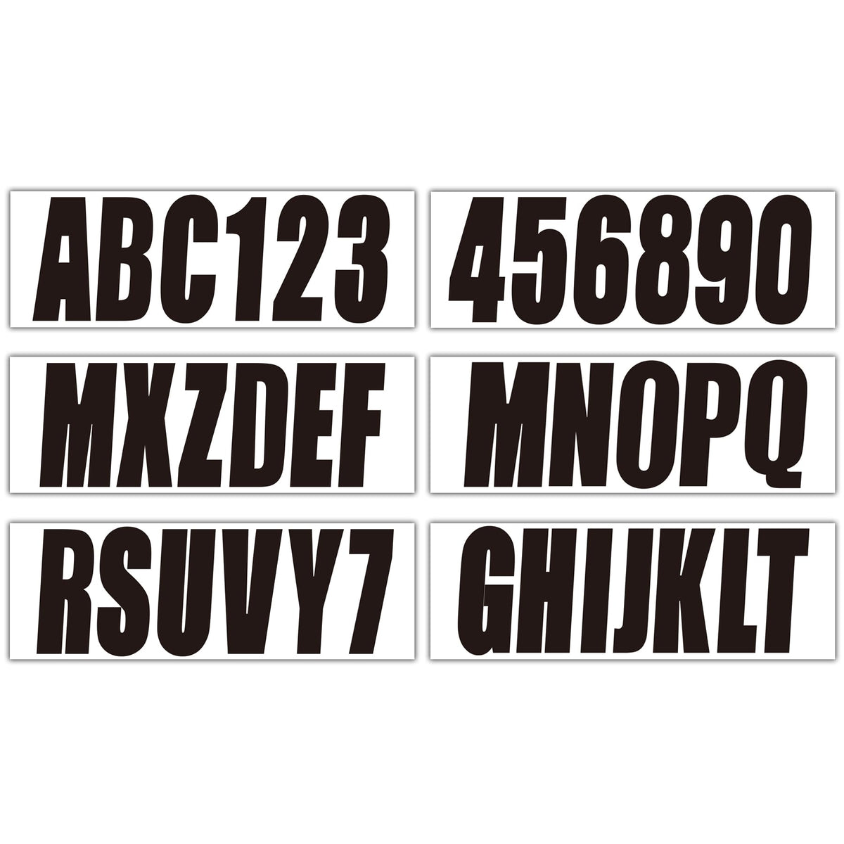 QUICKMARINE decal applied to boat hull demonstrating clear registration visibility