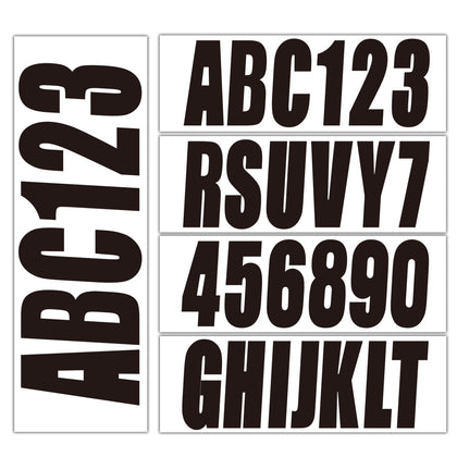 QUICKMARINE front packaging showing full decal kit and benefit of complete character set
