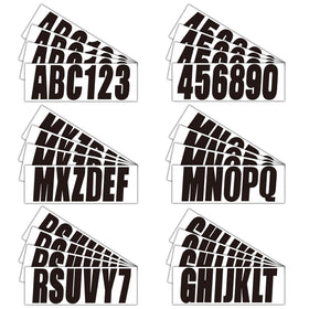 QUICKMARINE 3-inch decal beside ruler showing accurate size for compliance