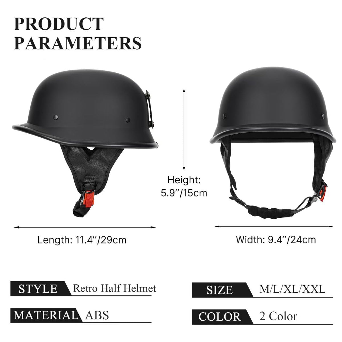 quickool helmet next to ruler showing size scale for accurate fit selection