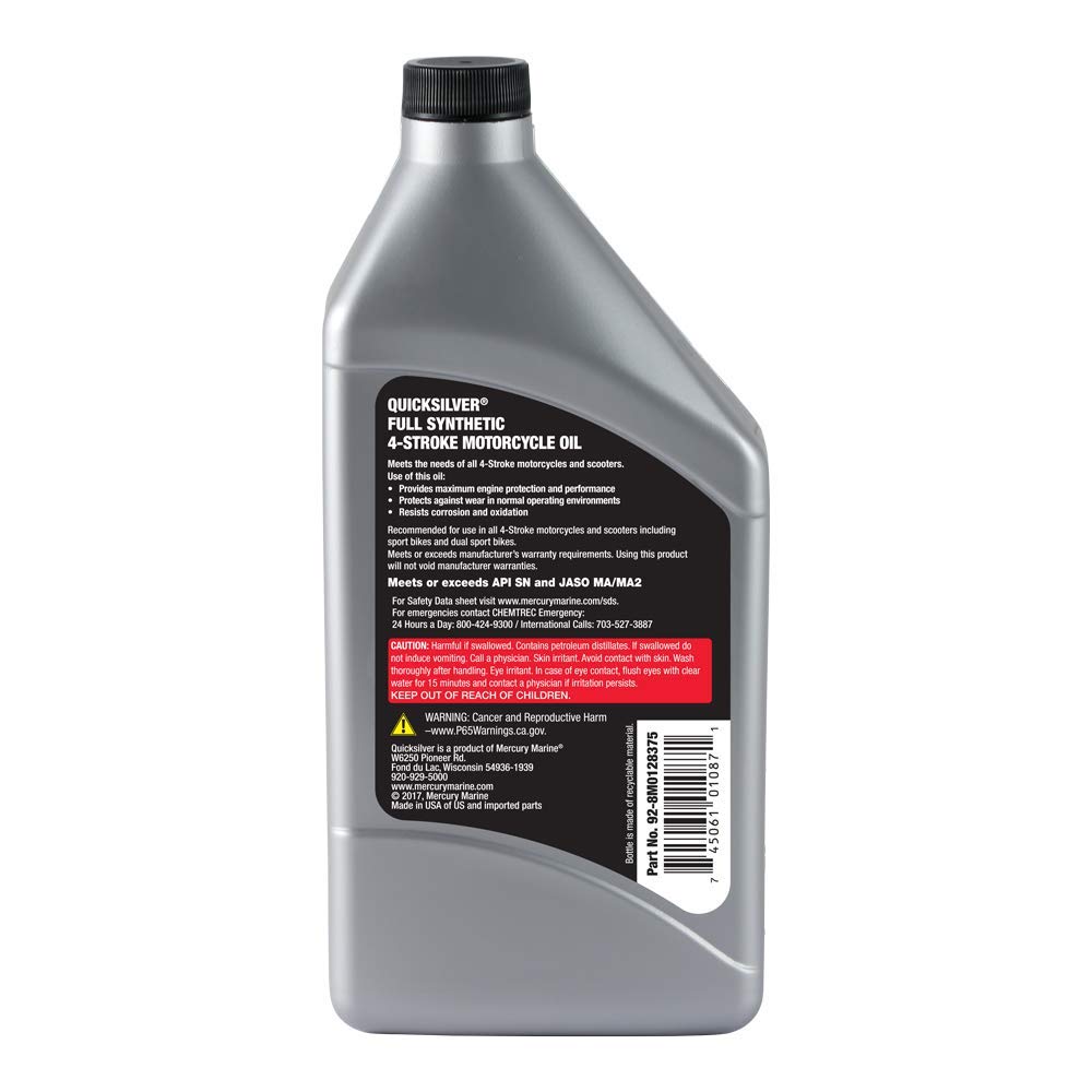 Quicksilver label close-up highlighting specifications and compatibility benefits