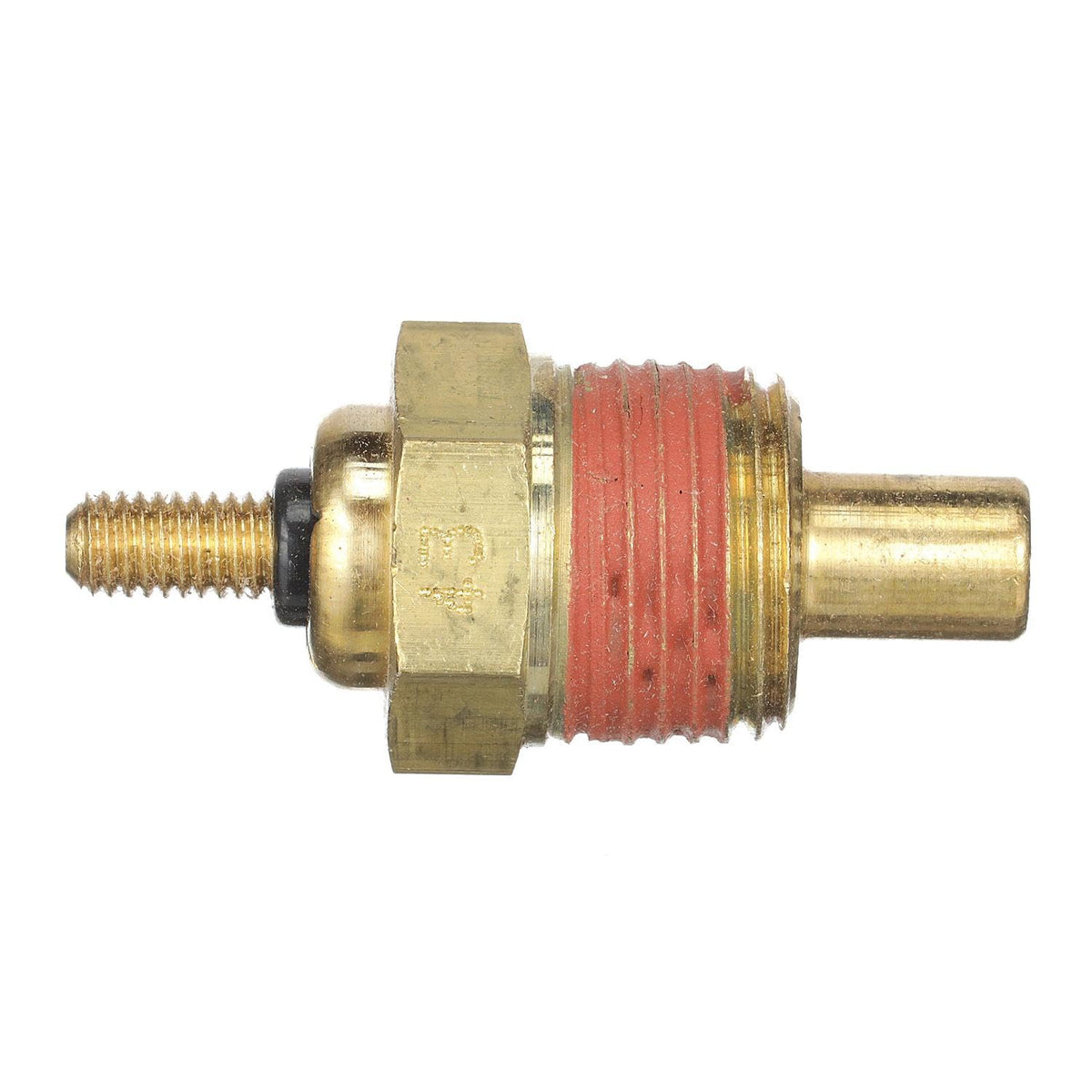 Quicksilver 806490T front view showing compact sender body and terminal connection for reliable readings