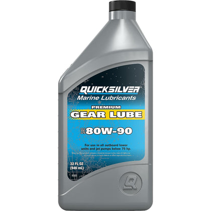 Quicksilver bottle front packaging showing brand and 32 oz size for easy identification