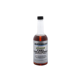 Quicksilver bottle front showing treatment bottle and clear dosing for convenience
