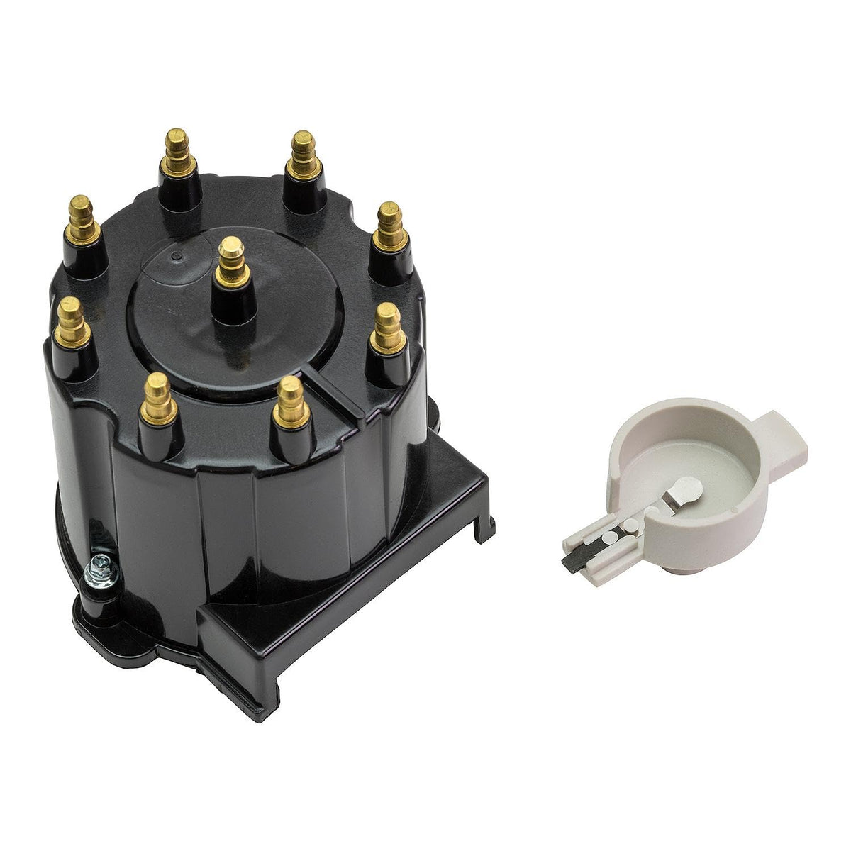 Quicksilver cap and rotor front view showing fit and durable construction benefit