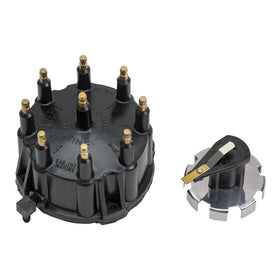 Quicksilver distributor cap kit front view showing cap rotor gasket offering reliable spark