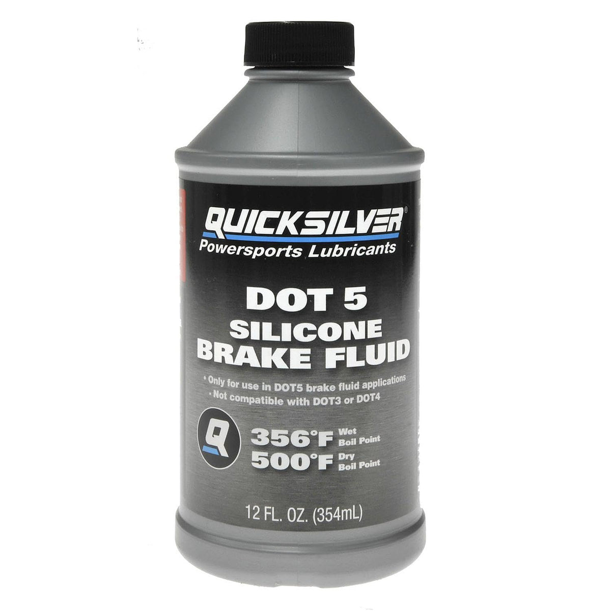 Quicksilver DOT 5 front package showing bottle and label, clear identification and benefit