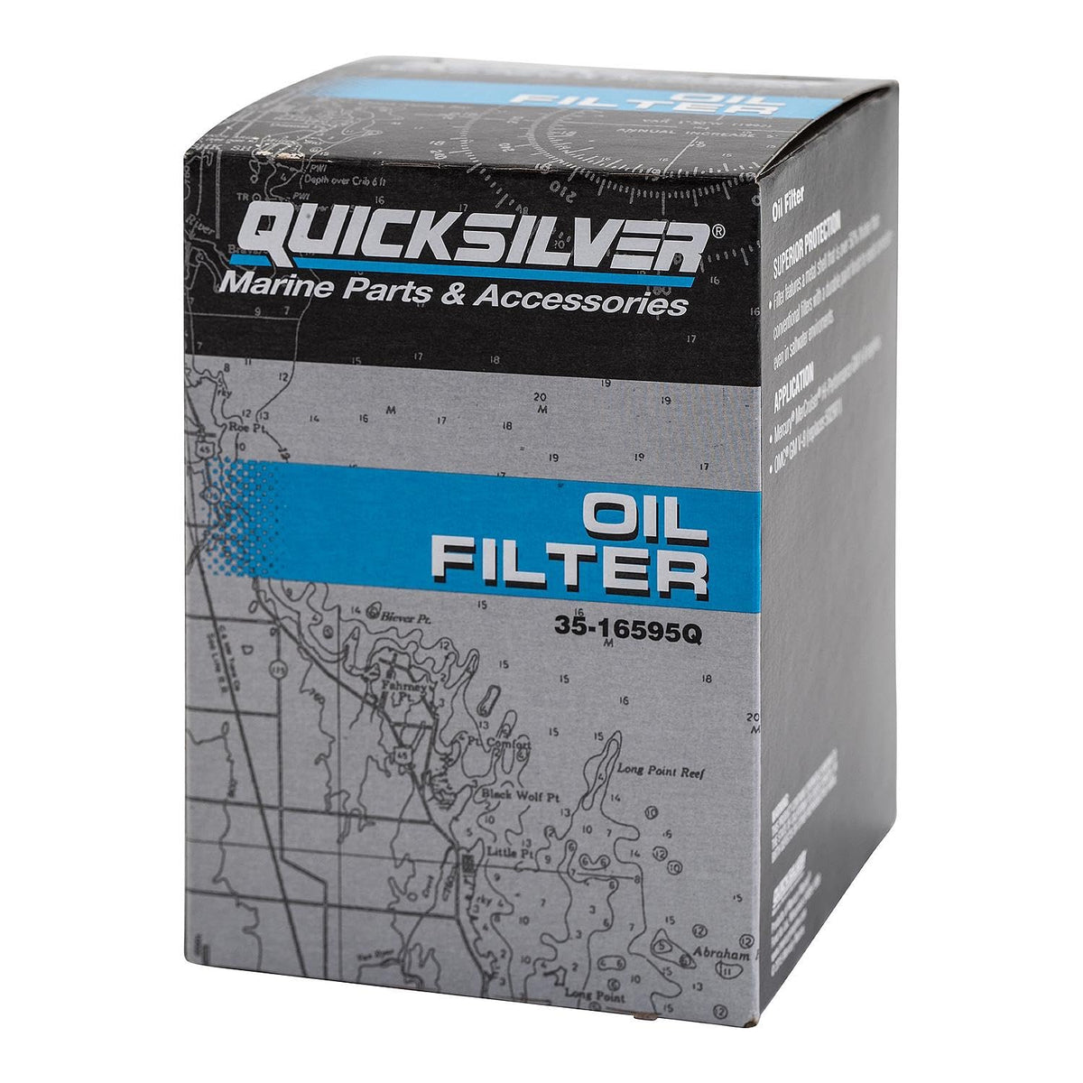 Quicksilver close-up of M-pleated filter media illustrating superior contaminant capture