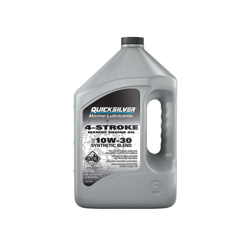 Quicksilver front label on one-gallon bottle showing product name and benefits