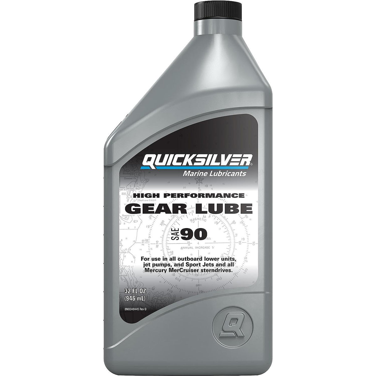Quicksilver bottle front label showing product and clear identification benefit
