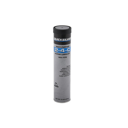 Quicksilver front packaging 14 oz tube showing label and tube for quick identification and ease of use