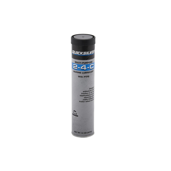 Quicksilver front packaging 14 oz tube showing label and tube for quick identification and ease of use