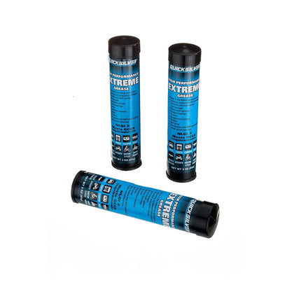 Quicksilver front packaging pack of three cartridges showing size and branding for easy selection