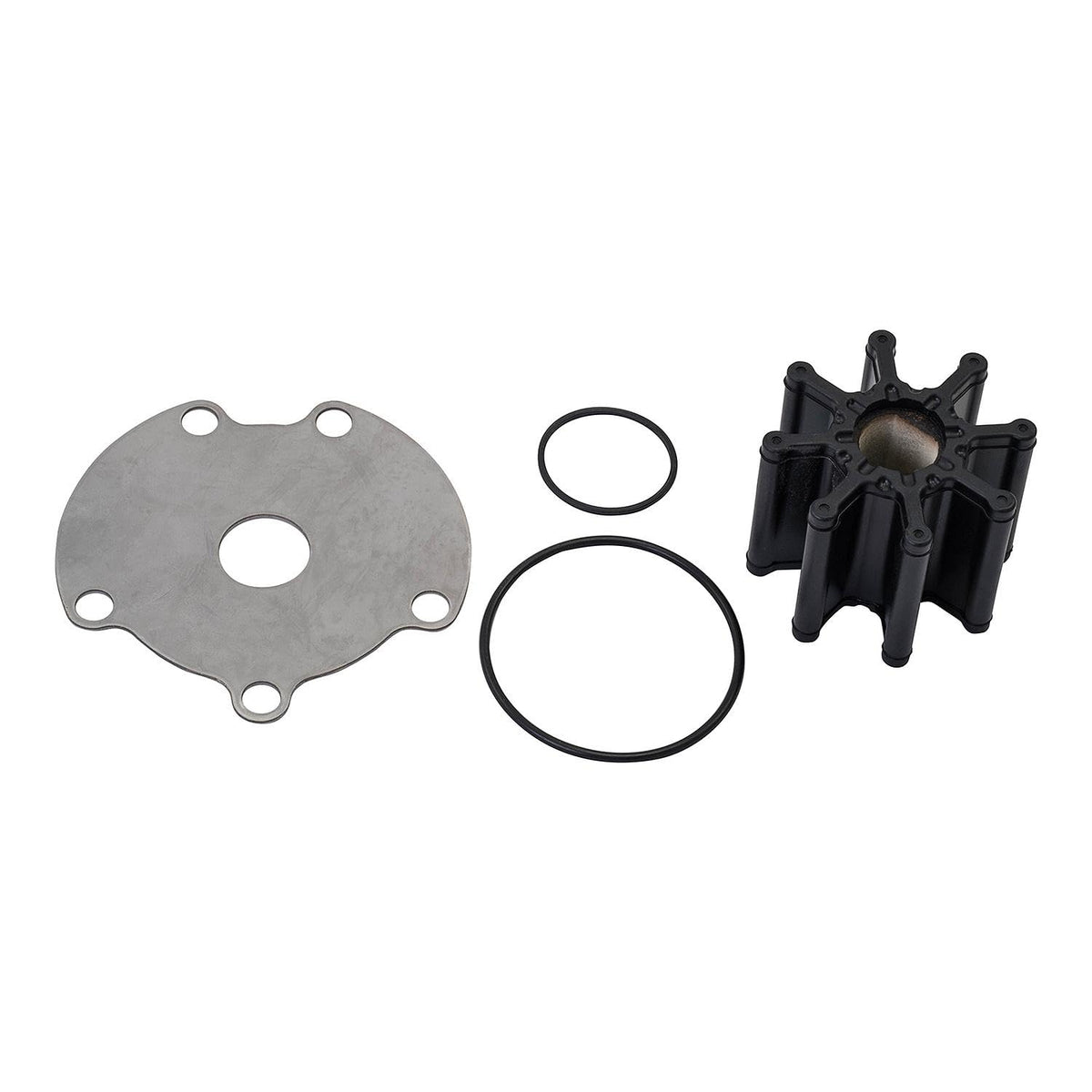 Quicksilver impeller kit front packaging showing included parts and part number, reliable replacement