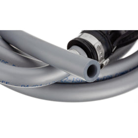 Quicksilver fuel line installed on outboard illustrating proper fit and reliable flow benefit