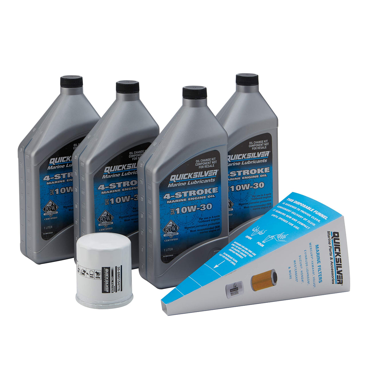 Quicksilver kit front packaging showing contents and compatibility for Yamaha