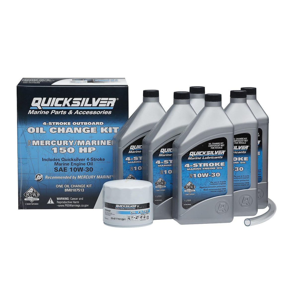 Quicksilver kit front packaging showing contents and compatibility for quick identification