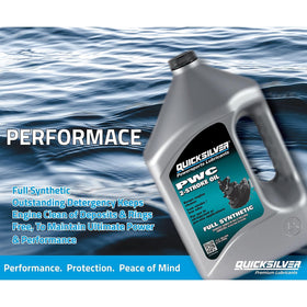 Quicksilver label close-up displaying spec claims and usage details