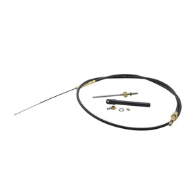 Quicksilver lower shift cable front view showing complete assembly and improved reliability