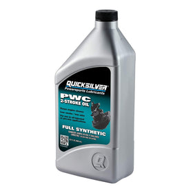 Quicksilver pouring oil close-up showing smooth synthetic texture and clean burn
