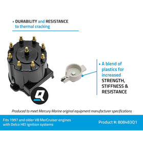 Quicksilver packaging and label displaying part number and OEM-spec protection benefit