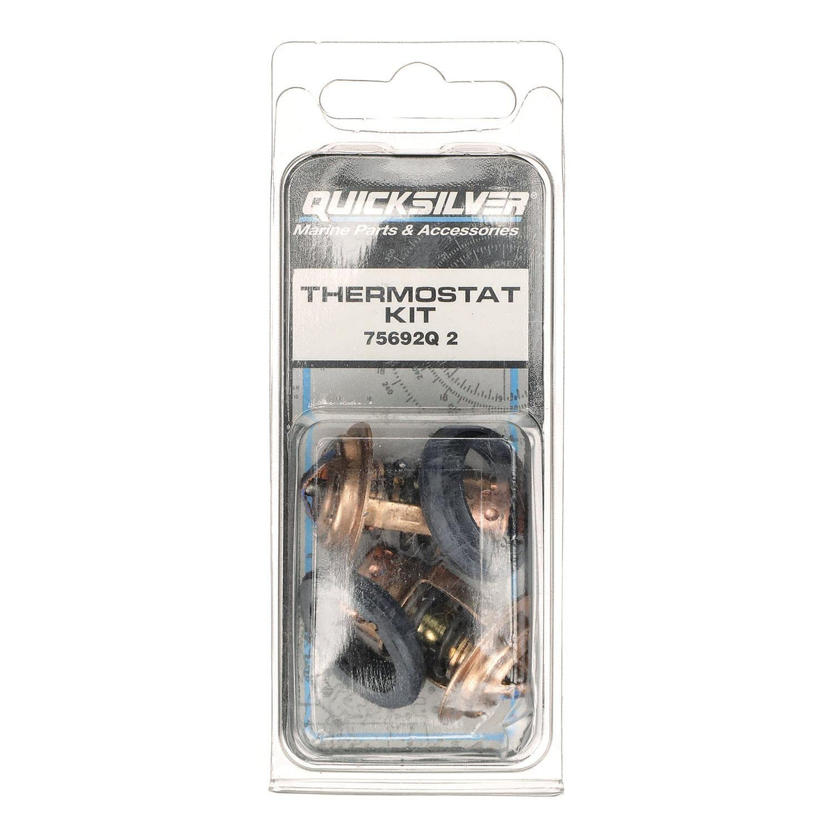 Quicksilver branded packaging label with part number 75692Q2 to ensure OEM authenticity