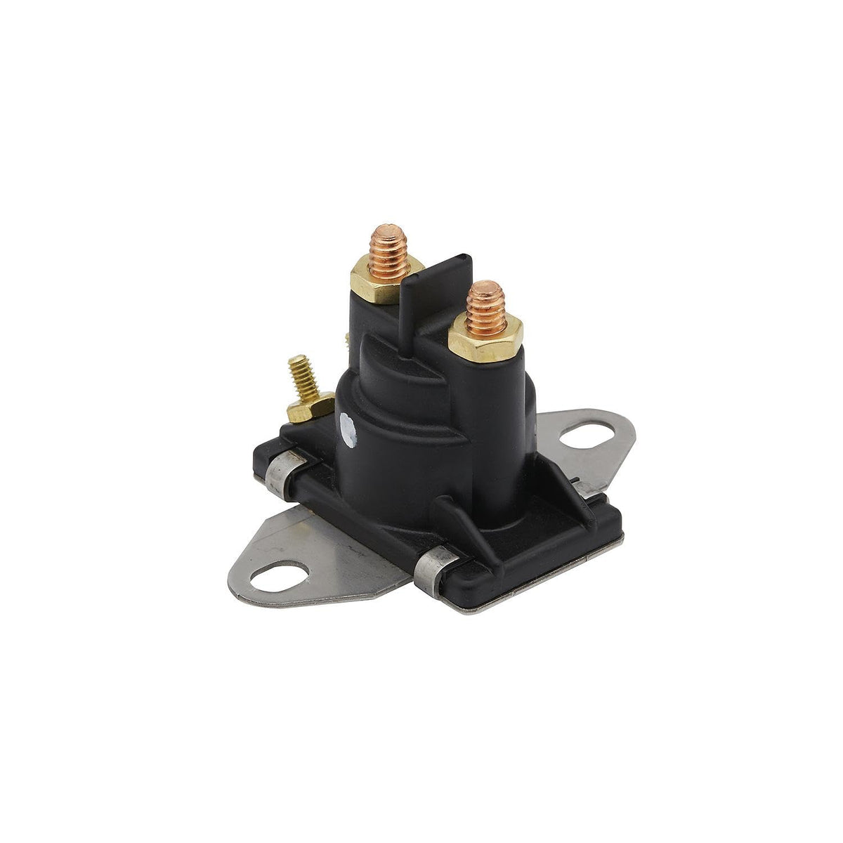 Quicksilver solenoid installed in engine bay restoring dependable starts