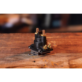 Quicksilver solenoid installed on engine demonstrating correct placement and improved reliability