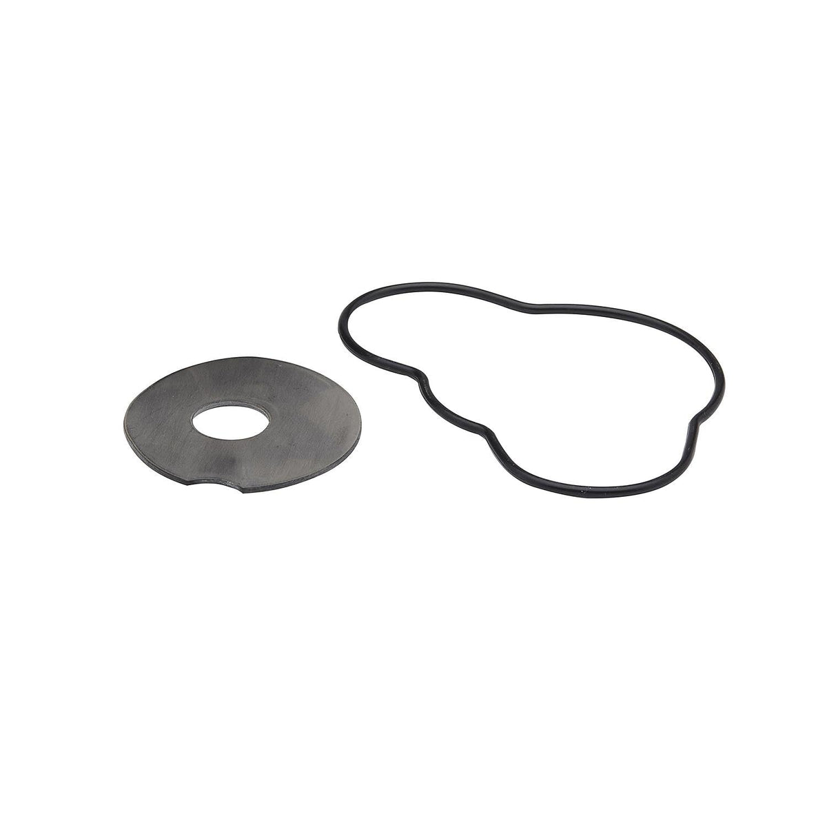 Quicksilver over-molded wear plate detail protecting pump inlet from debris