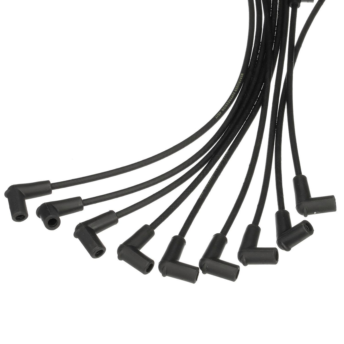 Quicksilver laid-out wires by length on workbench for correct routing verification