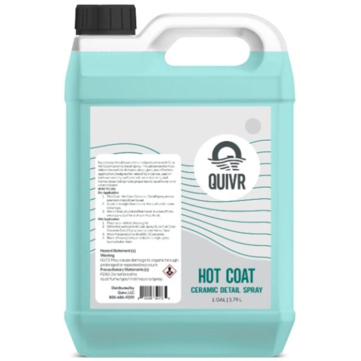 QUIVR bottle front label showing product name and benefits for easy identification
