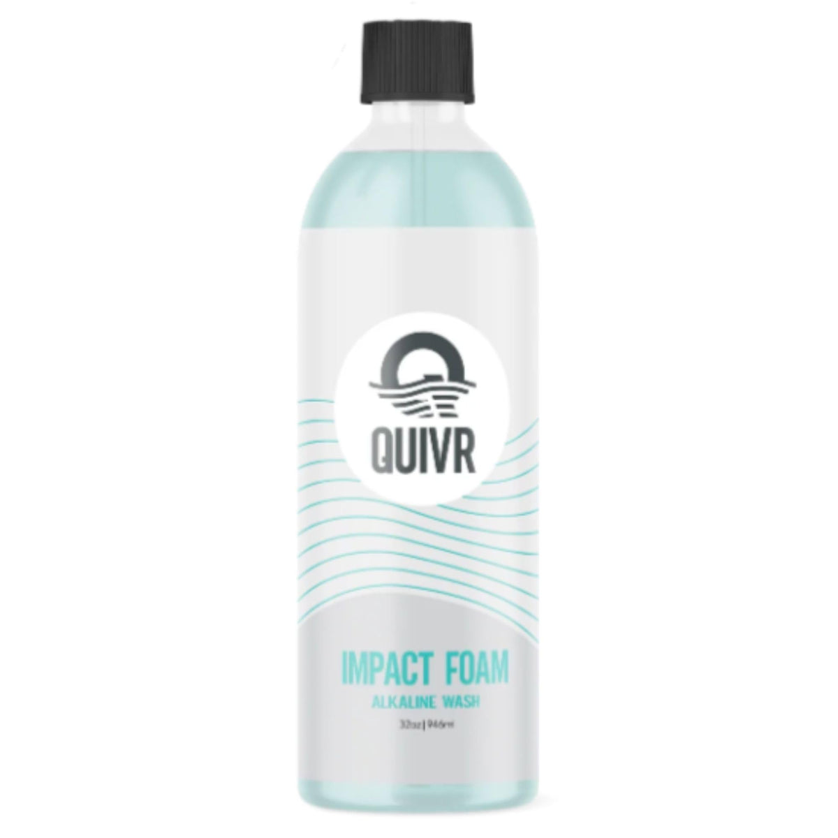 QUIVR bottle front label showing product name and usage benefits