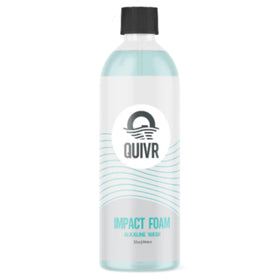 QUIVR bottle front label showing product name and usage benefits