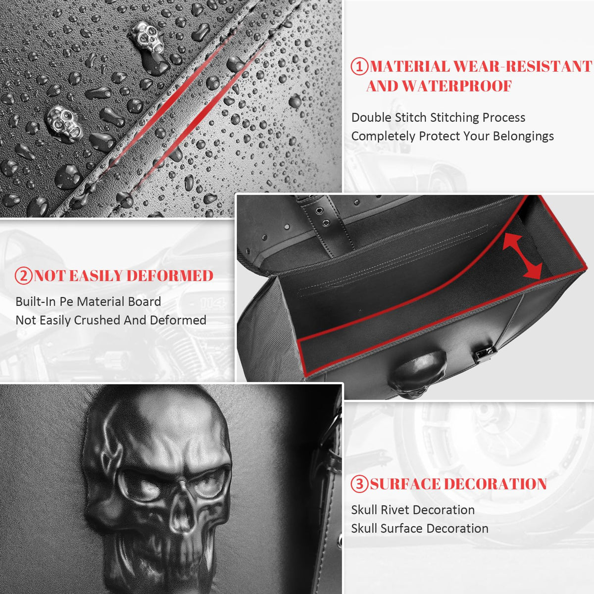 Quixofiber 3D skull detail closeup adding bold style benefit