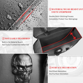 Quixofiber 3D skull detail closeup adding bold style benefit