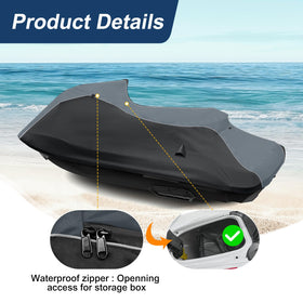 QUNSUNUS covered Sea‑Doo Spark on a driveway illustrating weather protection